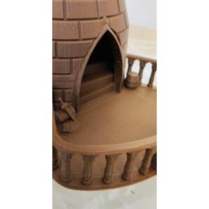 برج تاس مدل قلعه آجری Dice Tower