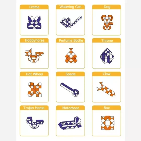 روبیک ماری 60 قطعه QY TOYS - Image 3