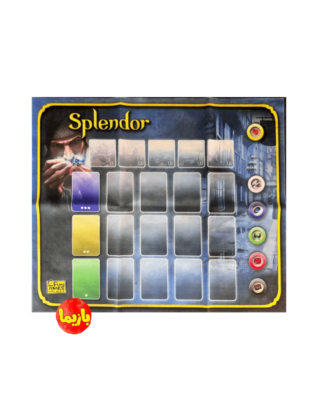 صفحه بازی اسپلندور و کهربا Splendor playmat